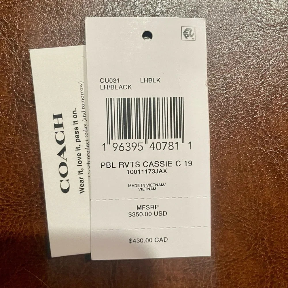 Coach Cassie 19 Shoulder Bag with Rivets - Picture 6 of 6